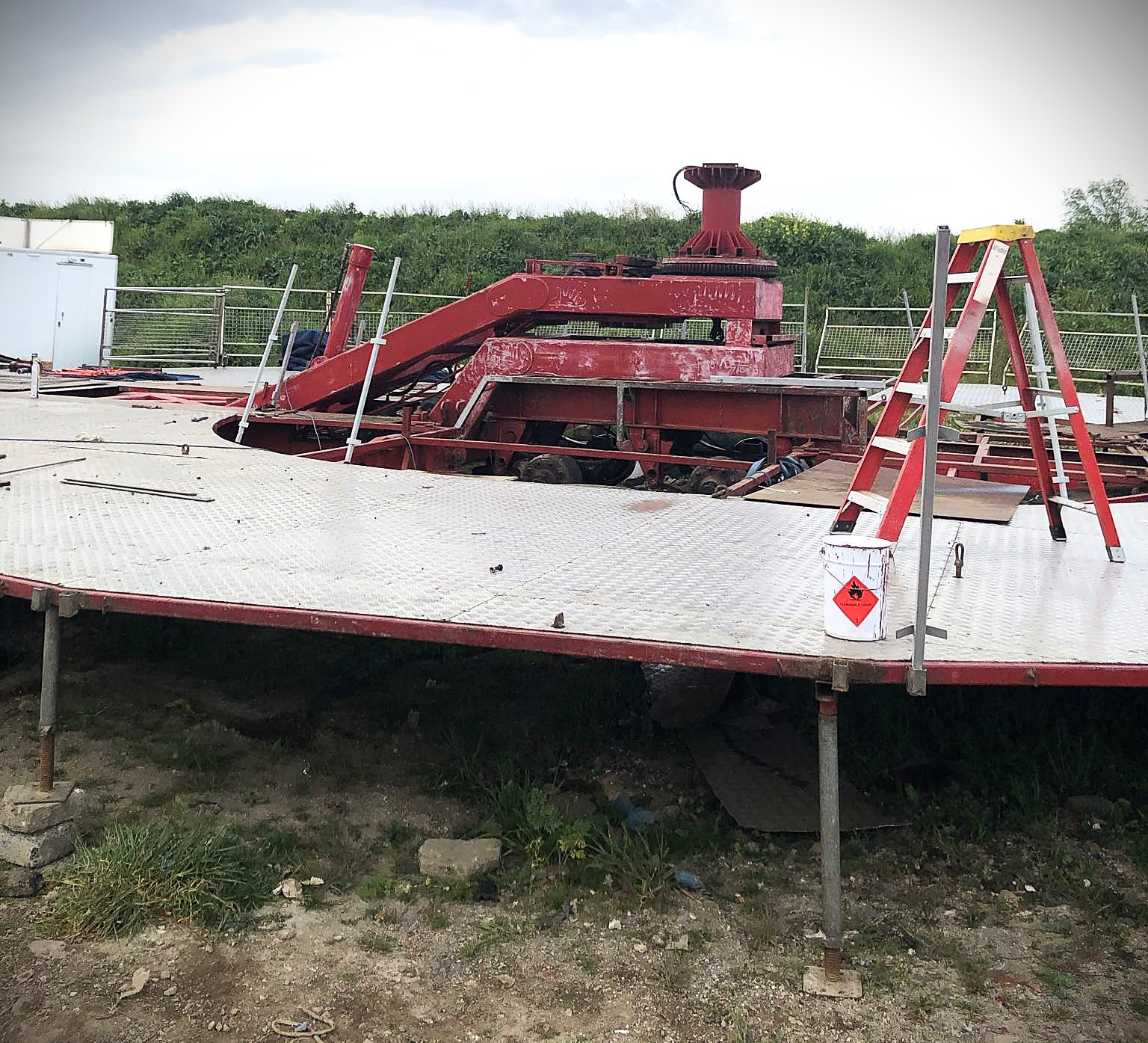 Brooklyne Beach Sky Fall Paratrooperduring refurbishments